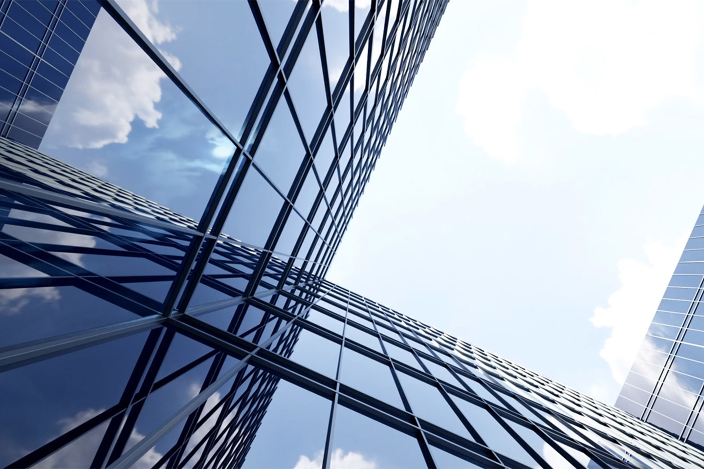 Image of angled architectural detail