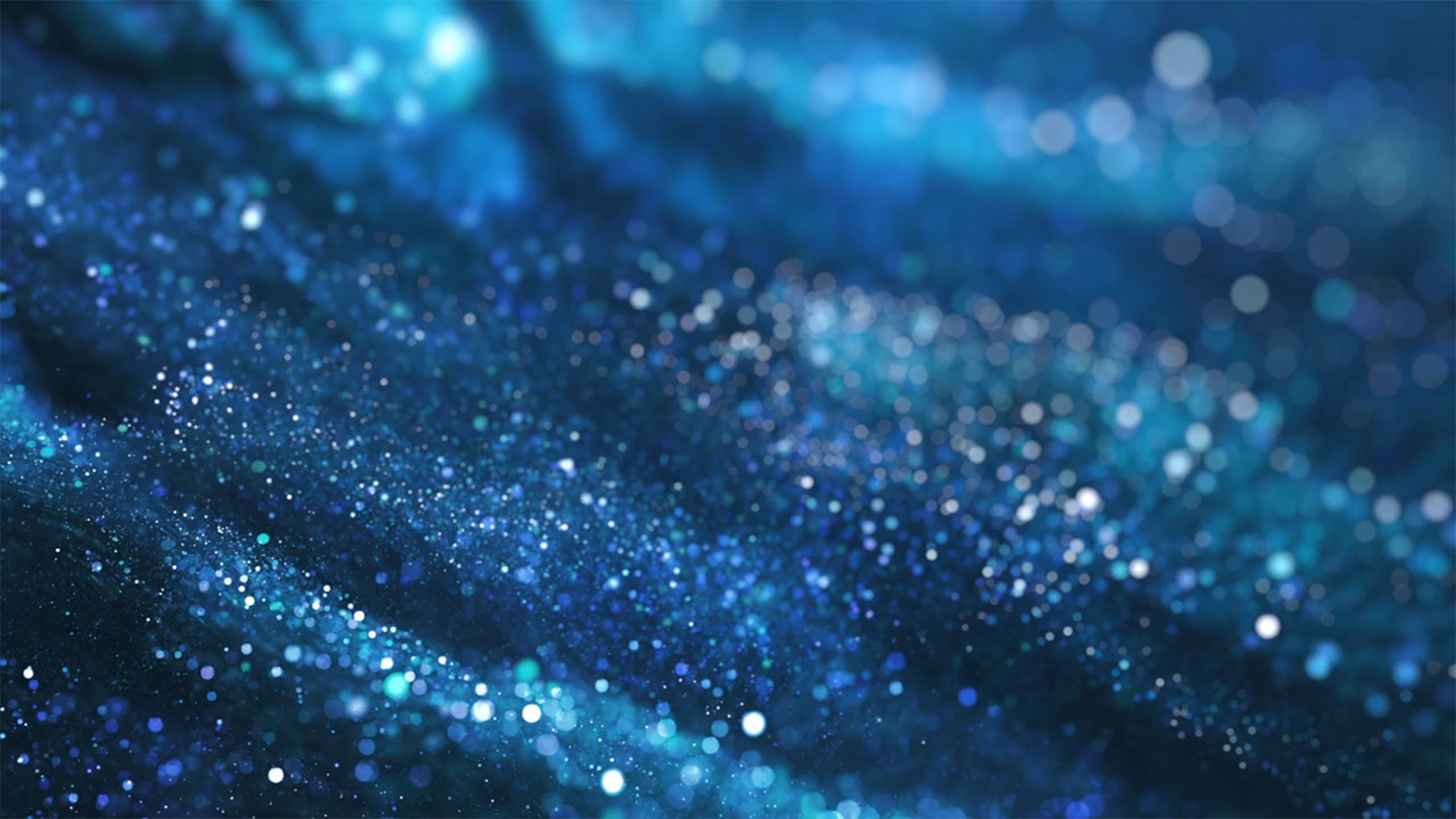 Dark blaack and blue glitter
